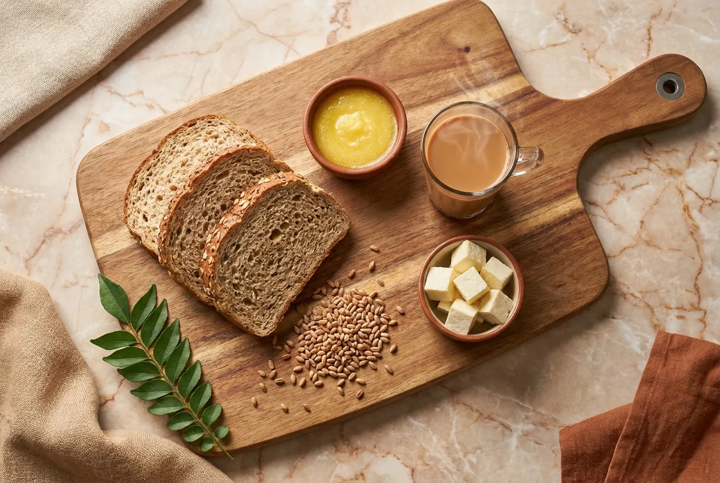 MetaKitchen multigrain bread on a real morning table